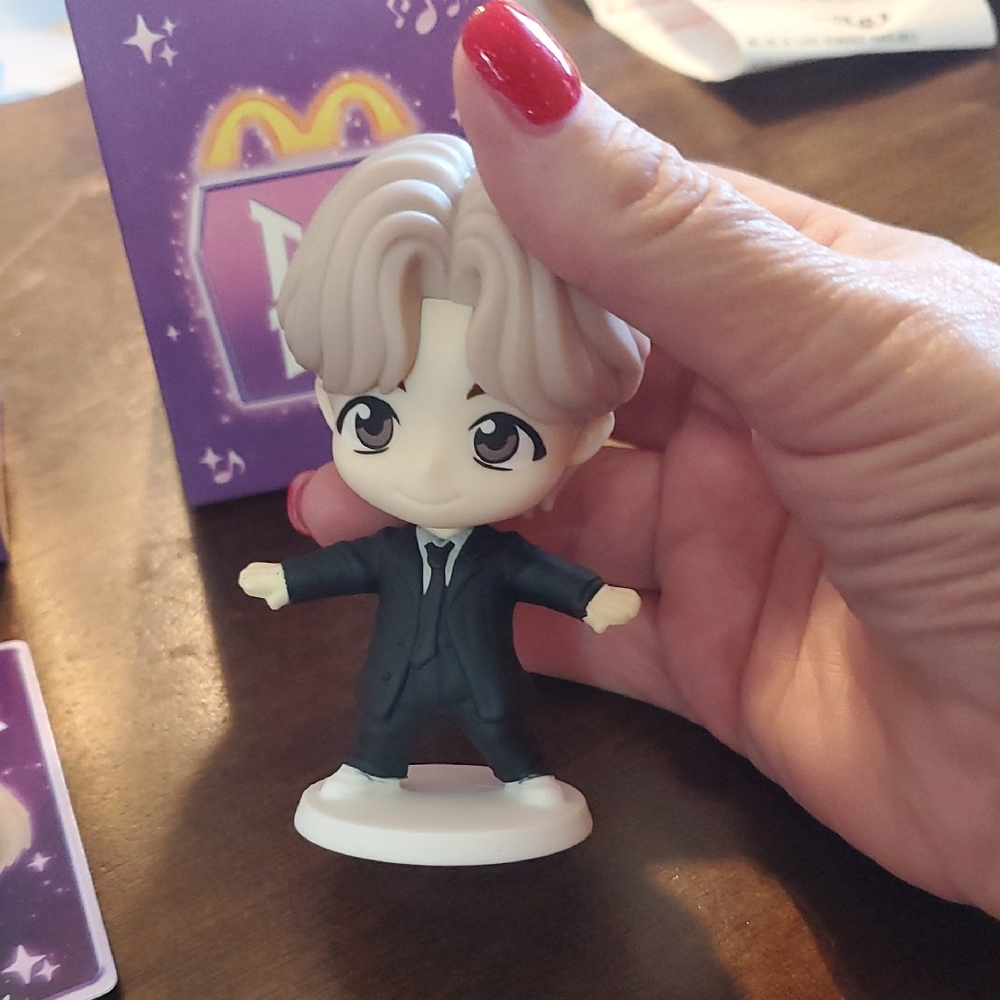 McDonald's Stylish Black and Cream Action Figure